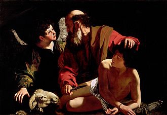 Saint du jour - Page 20 330px-Sacrifice_of_Isaac-Caravaggio__28c__1603_290