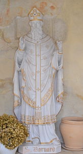 23 janvier Saint Barnard de Romans Statue_de_Saint-Barnard__C3_A0_Ambronay
