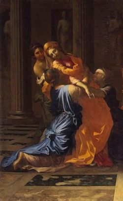 20 décembre : Sainte Esther  Esther-poussin
